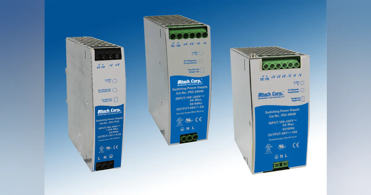 Altech Powerblock Power Suppliers Combine Small Footprint, Large Range | Power & Motion Tech