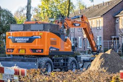 Danfoss&apos; Editron has provided electric motors and other components for Doosan&apos;s new electric 16-ton wheeled excavator.