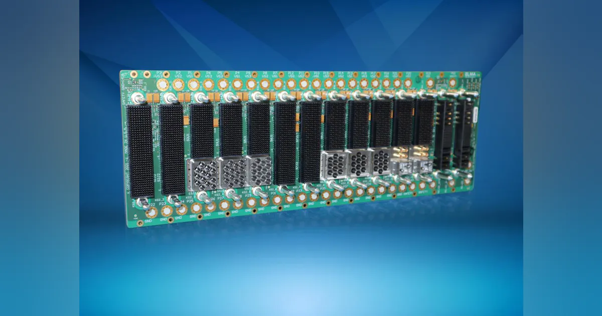 Open Standard 12-slot Backplane Handles High Data Rates | Power ...