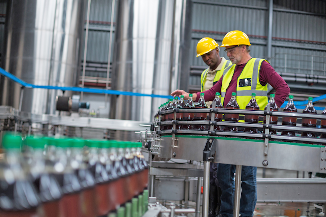 Automated food and beverage packaging facility
