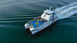 Volvo Penta and Danfoss’ Editron division have worked together to power two of the UK’s first fully integrated hybrid electric crew transfer vessels. Volvo Penta and Danfoss’ Editron division have worked together to power two of the UK’s first fully integrated hybrid electric crew transfer vessels.
