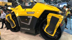 Development of machines like BOMAG&apos;s fully autonomous tandem vibratory roller concept ROBOMAG shown at CONEXPO-CON/AGG 2020 are seen as ways to help improve efficiency on job sites.