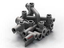 Additive manufacturing provides opportunities to re-evaluate the design of hydraulic components.