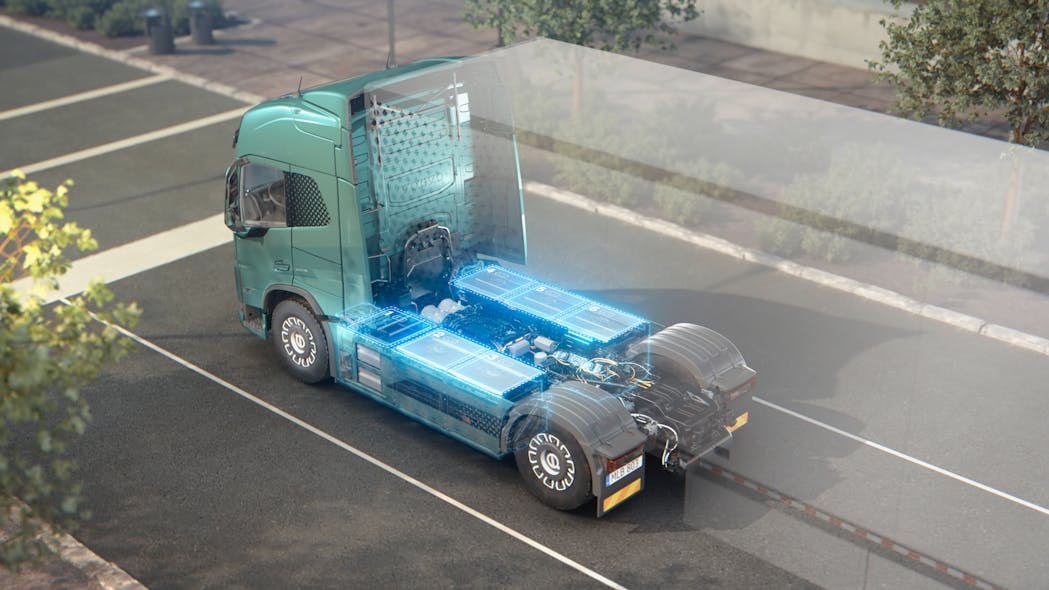 Battery packs for Volvo Trucks are tailor made to meet the requirements of heavy-duty truck applications.