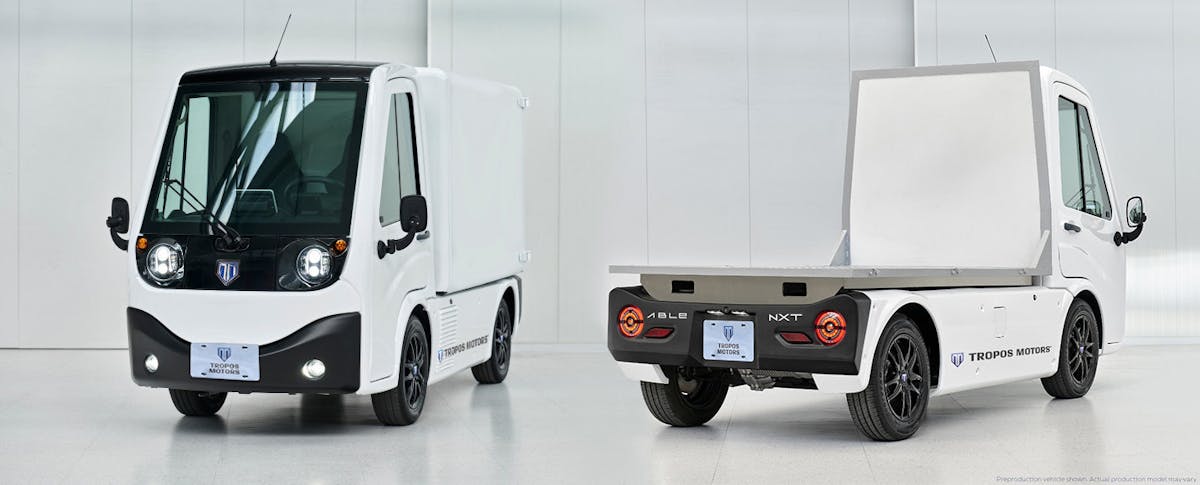 The ABLE NXT is a 100% electric vehicle platform which can be configured to meet customers&apos; specific application needs.