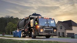 The Mack LR Electric refuse truck will be the first electric vehicle in the City of Mobile&apos;s refuse fleet.
