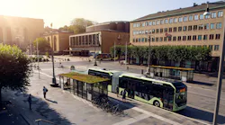 Volvo Buses 7900 Electric Articulated 2019 Bus Stop Avenyn