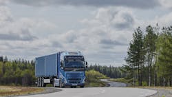 Volvo Trucks has begun testing a vehicle powered by a hydrogen fuel cell.