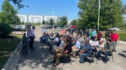 U.S. Representative Brad Schneider (D-IL) held a townhall with HydraForce employees during his visit to the company's facility as part of AEM's I Make America campaign. U.S. Representative Brad Schneider (D-IL) held a townhall with HydraForce employees during his visit to the company's facility as part of AEM's I Make America campaign.