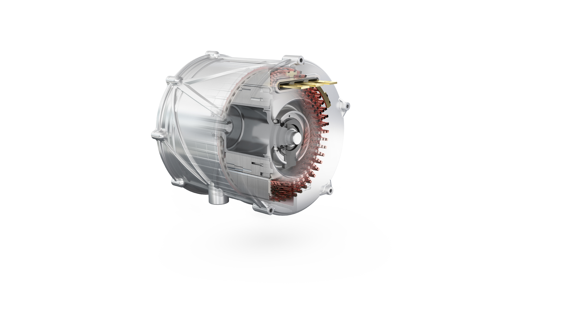 Integrated oil cooling keeps the new SCT E-motor running at optimal performance levels.