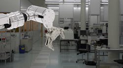 Robot arm in clean room