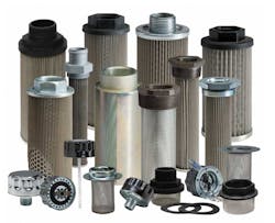 Hydraulic filters come in a variety of types and sizes.