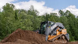 Inclusion of high-flow auxiliary hydraulics enable the use of various loader attachments. Inclusion of high-flow auxiliary hydraulics enable the use of various loader attachments.