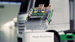 Schaeffler is developing power electronics units that are specifically tailored to the requirements of commercial vehicles. Schaeffler is developing power electronics units that are specifically tailored to the requirements of commercial vehicles.