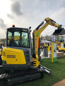 At bauma 2019, battery-electric construction equipment could be seen at many OEMs&apos; booths, demonstrating the continued growth of these machines.