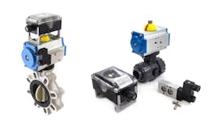 Pneumatic components are an appropriate choice for applications with lower load requirements.