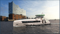 Danfoss Editron is supplying a hybrid-electric propulsion system and drivetrain for use in ferries to carry passengers in Hamburg, Germany.