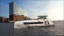 Danfoss Editron is supplying a hybrid-electric propulsion system and drivetrain for use in ferries to carry passengers in Hamburg, Germany. Danfoss Editron is supplying a hybrid-electric propulsion system and drivetrain for use in ferries to carry passengers in Hamburg, Germany.