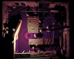 A visualization of the OSDome sensor's improved visibility capabilities. A visualization of the OSDome sensor's improved visibility capabilities.