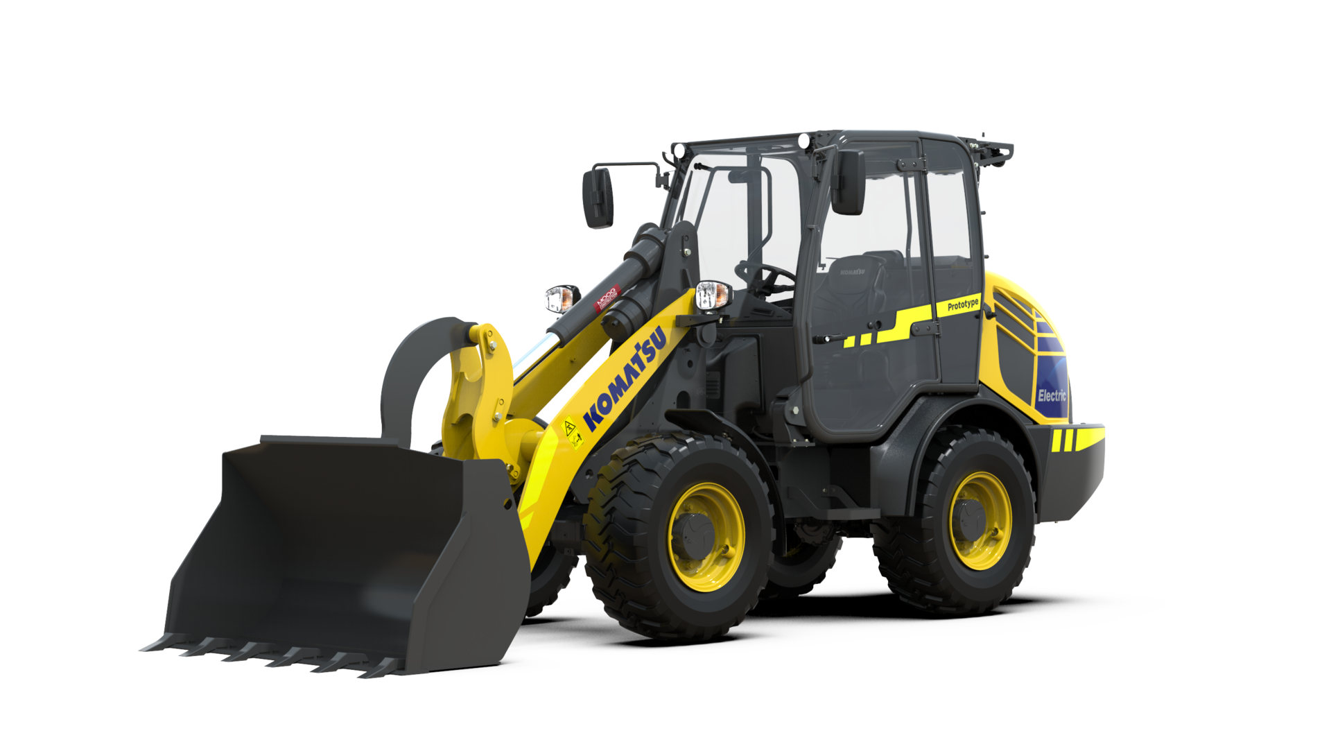 The all-electric compact wheel loader will be on display at bauma 2022.