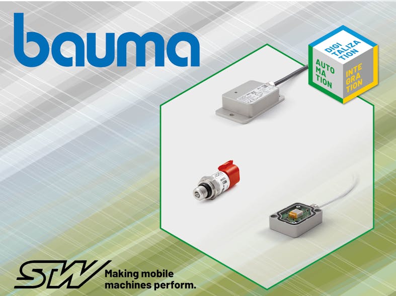 STW showed its various sensor technologies, including its temperature sensor suited for mobile hydraulic applications.