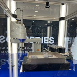 Epson's GX Series SCARA robot features larger motors which enable it to move at faster speeds. Epson's GX Series SCARA robot features larger motors which enable it to move at faster speeds.