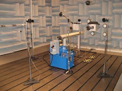 A properly designed testing area isolates components from background noise to more easily focus on noise sources and transmission paths. A properly designed testing area isolates components from background noise to more easily focus on noise sources and transmission paths.