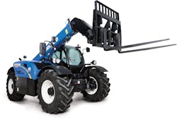 Sensors at the front and rear of the telehandler boom provide real-time information on its position as it is raised and lowered.