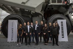 Representatives of WAE and Liebherr at bauma 2022. Representatives of WAE and Liebherr at bauma 2022.