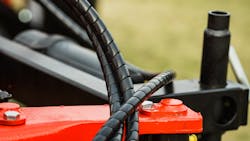 The ability of hydraulics to transfer power through long stretches of hoses, even when curved, benefits use in various applications.
