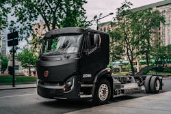 The Lion 6 is an all-electric Class 6 truck featuring 252 kWh of power. The Lion 6 is an all-electric Class 6 truck featuring 252 kWh of power.