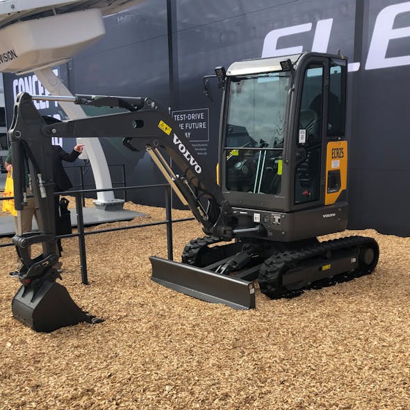 At CONEXPO 2020, Volvo Construction Equipment displayed its fully electric compact excavator. More electric machines from the OEM are expected at the 2023 edition of the show.