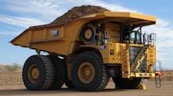 The battery electric 793 large mining truck recently completed a successful test run at Caterpillar&apos;s proving grounds in Arizona.