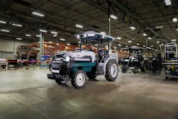 Monarch has unveiled its MK-V tractor, combining electrification, automation, and data analysis to help farmers reduce their carbon footprint and improve farming operations. Monarch has unveiled its MK-V tractor, combining electrification, automation, and data analysis to help farmers reduce their carbon footprint and improve farming operations.