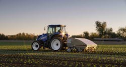 The Stout Smart Cultivator is a software-controlled implement which can distinguish between crops and weeds, and will soon be available from New Holland. The Stout Smart Cultivator is a software-controlled implement which can distinguish between crops and weeds, and will soon be available from New Holland.