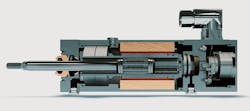 The Inmoco DA99 from Diakont is an example of linear roller screw actuator. The actuator is used in nuclear power plants worldwide, and delivers increased load capacity with greater reliability and a longer operational lifetime. The Inmoco DA99 from Diakont is an example of linear roller screw actuator. The actuator is used in nuclear power plants worldwide, and delivers increased load capacity with greater reliability and a longer operational lifetime.