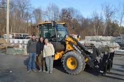 Volvo CE delivered the first L20 Electric compact wheel loader in North America to a family-owned rock business in Vermont.