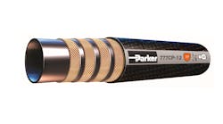 The Critical Protection hose cover protects hydraulic hoses in rugged applications.