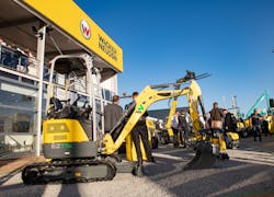 Wacker Neuson's EZ17e battery-powered excavator will soon be entering the North American market. Wacker Neuson's EZ17e battery-powered excavator will soon be entering the North American market.