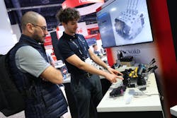 A range of hydraulic and pneumatic technologies were on display at IFPE 2023. A range of hydraulic and pneumatic technologies were on display at IFPE 2023.