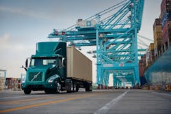 Volvo continues to see increased demand for its heavy electric trucks like the pictured VNR Electric. Volvo continues to see increased demand for its heavy electric trucks like the pictured VNR Electric.