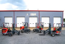 PALFINGER's new FHS series of truck-mounted forklifts include enhanced safety and ease of use functions. PALFINGER's new FHS series of truck-mounted forklifts include enhanced safety and ease of use functions.