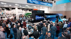 Commercial vehicle OEMs and component suppliers launched a range of new products at The Work Truck Show.