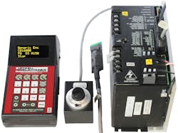 The TI-3000JX aids with diagnostic testing of servo motors before or after repair, and can be used with any manufacturer's product. The TI-3000JX aids with diagnostic testing of servo motors before or after repair, and can be used with any manufacturer's product.