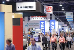 The IFPE show floor was filled with attendees looking to learn more about the latest fluid power, motion control and power transmission technologies.