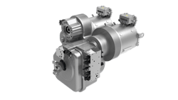 The Spicer Electrified eSP502 e-Transmission is designed to support the electrification of mid-sized wheel loaders, rough terrain cranes, and other off-highway vehicles. The Spicer Electrified eSP502 e-Transmission is designed to support the electrification of mid-sized wheel loaders, rough terrain cranes, and other off-highway vehicles.