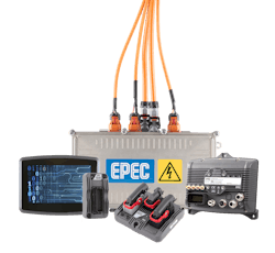 Among the products Epec displayed at CONEXPO 2023 were new electronic control units to aid OEMs with development of advanced systems and machines.