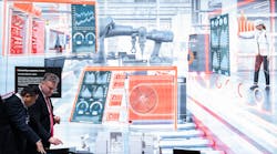 The digital transformation taking place in manufacturing was a key theme at Hannover Messe 2023, demonstrated in this picture by Rittal International. The digital transformation taking place in manufacturing was a key theme at Hannover Messe 2023, demonstrated in this picture by Rittal International.