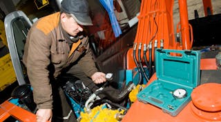 Maintaining hydraulics systems requires certain steps to follow to ensure safety.