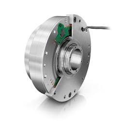 The RT1-T precision strain wave gear with integrated torque sensor system helps to measure dynamic forces and torques in robots.
